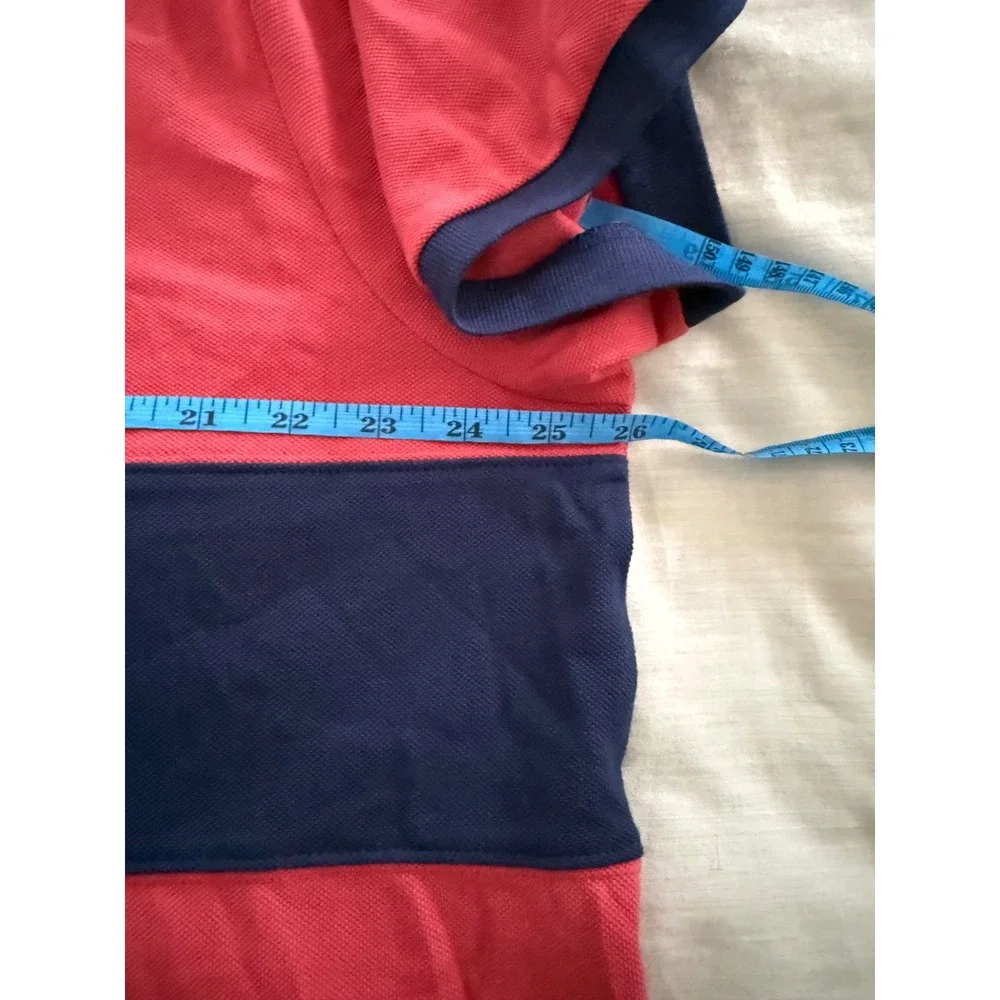 Polo Ralph Lauren Big Pony Polo Shirt XXL Red Navy Custom Slim Fit NWT